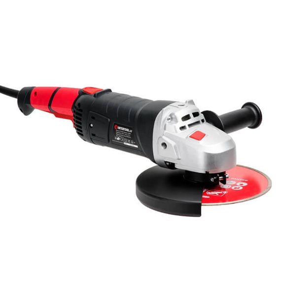 Шліфмашина кутова 2400 Вт, 230 мм, плавний пуск INTERTOOL WT-0228 | Зображення 3