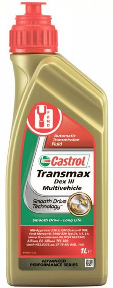 Трансмісійна олива Castrol Transmax Dex III Multivehicle 1л.