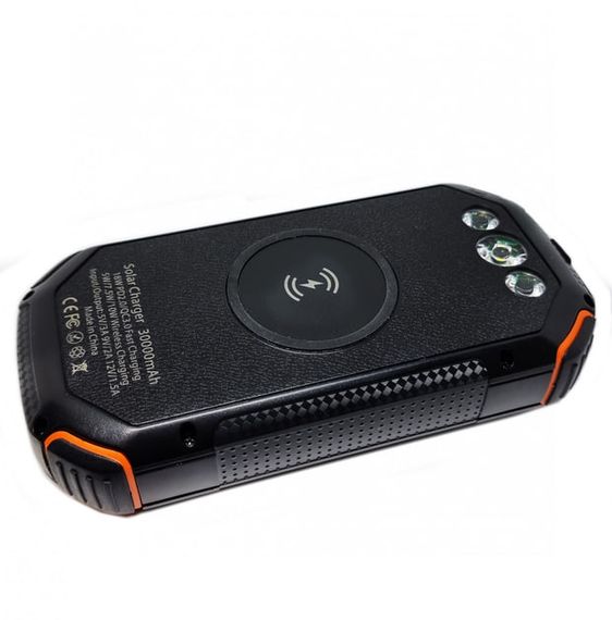 УМБ PowerBank із сонячною панеллю, повербанк КВАНТ WSC31-3 30000mAh | Зображення 5