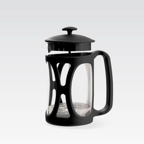 Френч-прес 800 мл Maestro MR-1663-800-BLACK чорний скляний заварник для чаю та кави