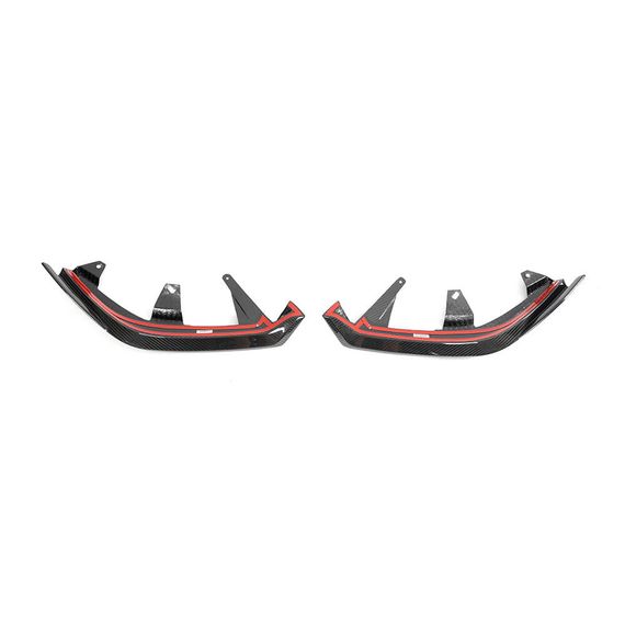 Накладка на передній бампер Lip (для M-Sport, Карбон) для BMW 5/i5 серія G60/60E/61 2023- рр | Зображення 5