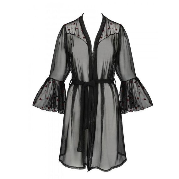 Повітряний пеньюар LOVELIA PEIGNOIR black XXL/XXXL - Passion | Зображення 4