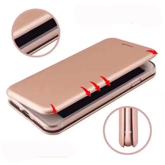 Шкіряний чохол-книжка Classy для Huawei P Smart+ (nova 3i) Rose Gold | Зображення 1