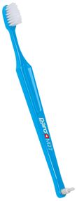 Дитяча зубна щітка paro® children toothbrush M27 середньої жорсткості, з монопучковою насадкою, блакитна