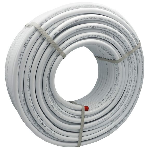 Труба металопластикова Ø16x2.0 PERT-AL-PEX (100m) ASCO®