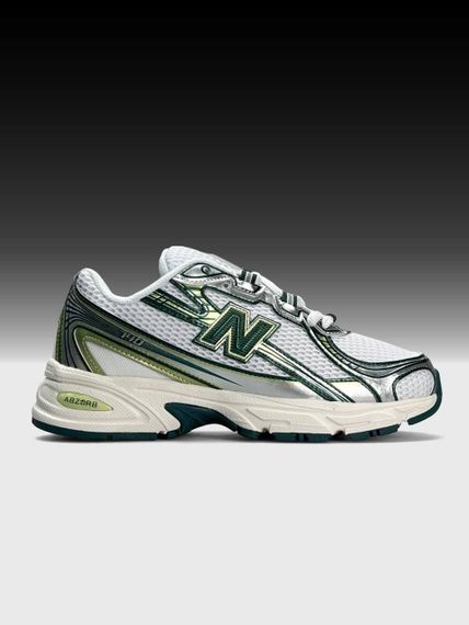 Кросівки New Balance 740 White Silver Green , В'єтнам | Зображення 1