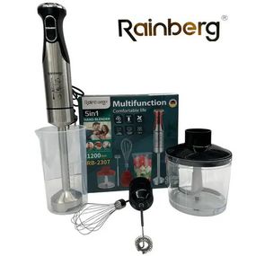 Блендер 5в1 Rainberg RB-2307 многофункциональный погружной и стационарный Black XK-76