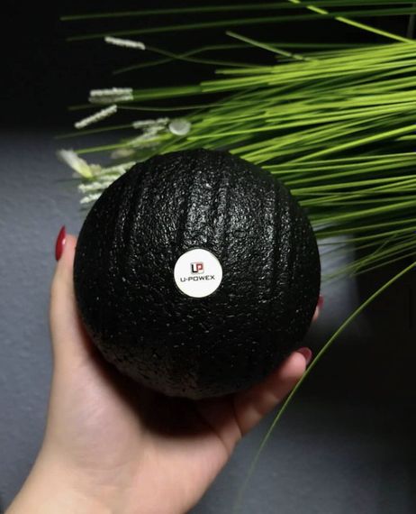 Масажний м'яч U-POWEX EPP Ball (d10.) Black | Зображення 9