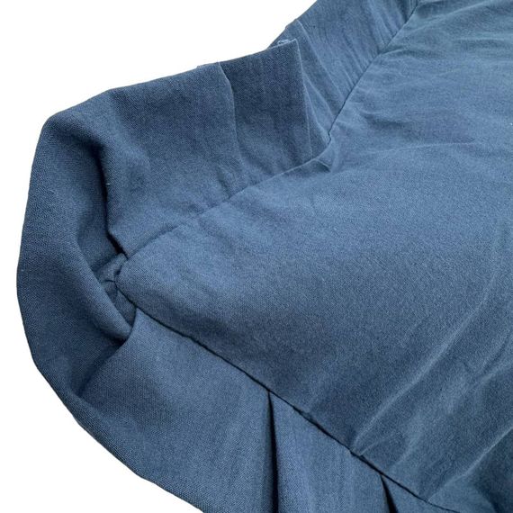 Декоративна наволочка SoundSleep Stonewash Dark Blue 45х45 см з рюшами (94331851) | Зображення 3