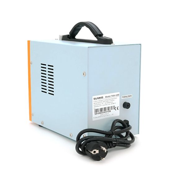 Апарат точкового зварювання конденсаторний SUNKKO S788H-USB, Ni-Cd, Ni-MH, Li-Ion, стрічка 0,1-0,25 мм, струм 50-800А, 220V, | Зображення 2