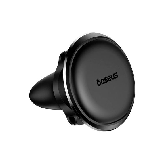 Універсальний автотримач Baseus Magnetic Car Mount Phone Holder with Cable Clip Air Vent Version Cluster Black (C40141201113-00) | Зображення 1