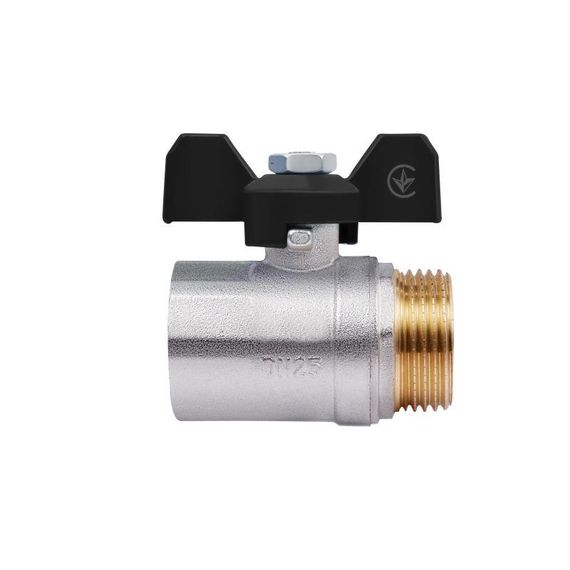 Кран кульовий Thermo Alliance Base 1" ВН для води (метелик) SD607W25 | Зображення 2