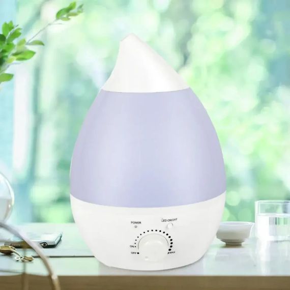 Увлажнитель воздуха на 1,3 л с LED подсветкой и регулятором Wild Wind Белый | Зображення 3