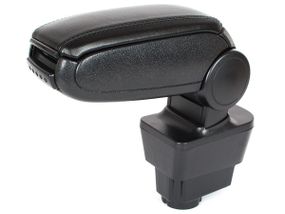 Fiat Grande Punto (05-12) подлокотник в сборе черная искусственная кожа + монтажный комплект, Гранде Пунто