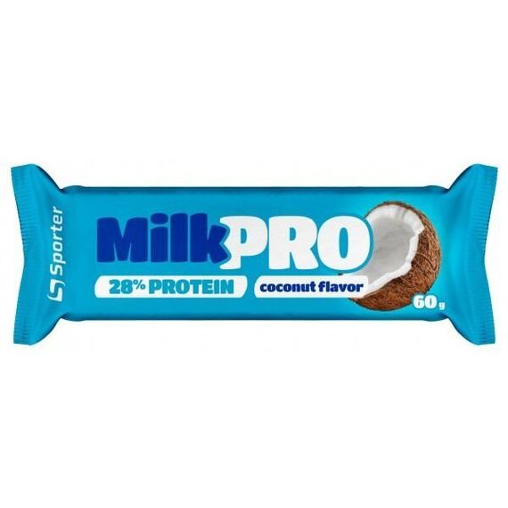 Протеиновый батончик Sporter Protein Bar Milk Pro Coconut Flavor 60 г