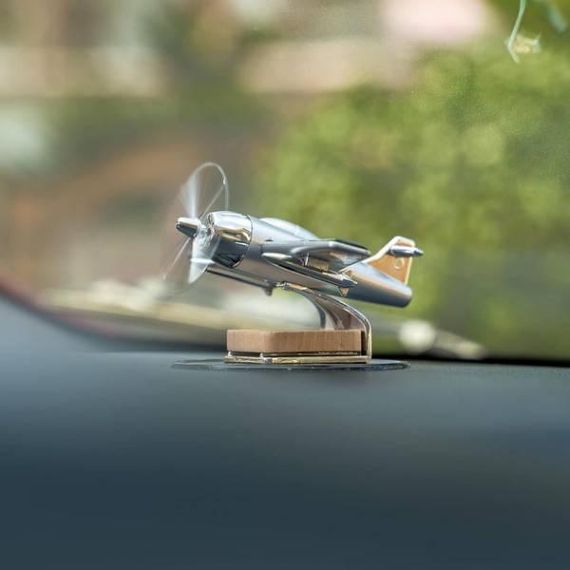 Ароматизатор аератор в авто Літак Сірий