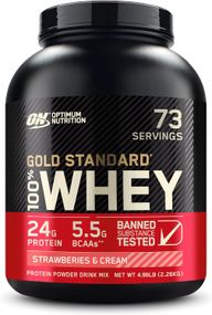 Протеин Optimum Nutrition 100% Whey Gold Standard 2,3 kg (Strawberry cream)