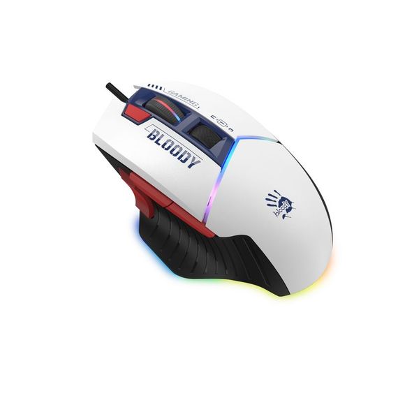 Миша ігрова A4Tech W95 Max Bloody, колір білий, активоване ПЗ | Зображення 4