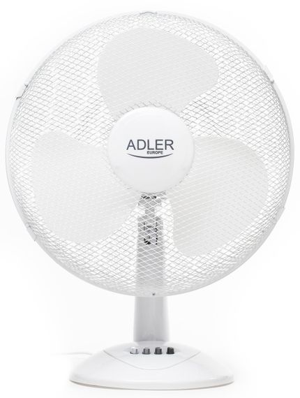Вентилятор настільний Adler AD 7304, 40 см, 90 Вт, 3 швидкості, з поворотом і нахилом