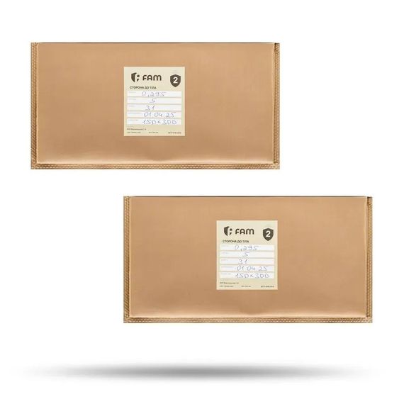 Комплект м’яких захисних пакетів UHMWPE 15×30 см клас захисту (ДСТУ 8782:2018): 2-й колір койот