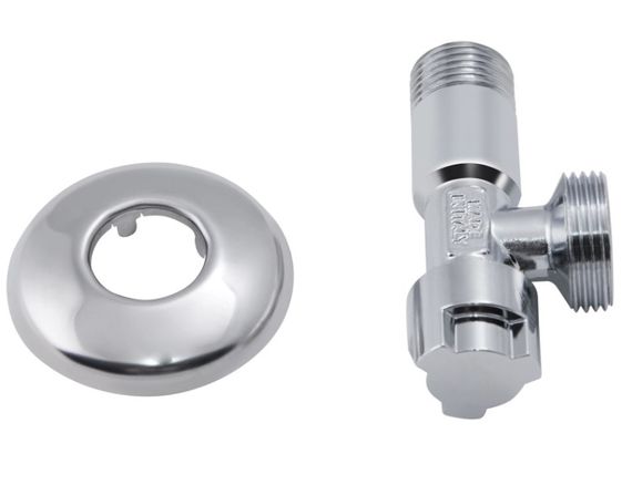 Кран приладовий буксовий Icma 1/2" х3/4" кутовий №519 (90519AE07) | Зображення 2