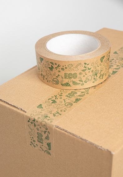 Скотч бумажный 48х50 м "ECO" (36 шт. в упаковке), , !!! Скидка из-за небольших дефектов !!! | Зображення 6