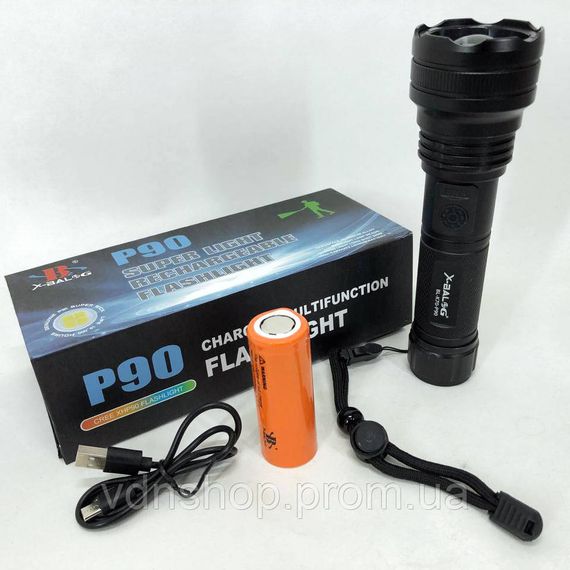 Ліхтар суперяскравий BL-K70-P90, Тактичні ліхтарі з зумом, Ліхтарик на всі випадки JN-19 | Зображення 2