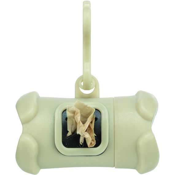 Контейнер-кісточка Trixie для збиральних пакетів пластикова з 1 рулоном пакетів для фекалій розмір М 15 шт | Зображення 3