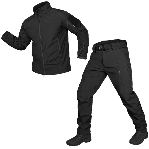 Костюм Stalker Phantom SoftShell Чорний (7388), XL