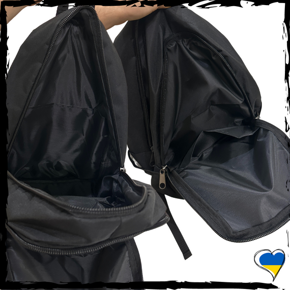 Рюкзак вместительный. Рюкзак на 2 отделения. Унисекс, качественный. Для ноутбука и школы | Зображення 4