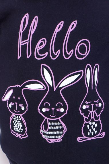 Худі для дівчинки Носи своє 134 Синій (p-8755-90102) | Зображення 2