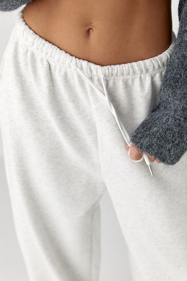 Спортивні штани з плюшевим начісом - світло-сірий цвет, XL (є розміри) | Зображення 3