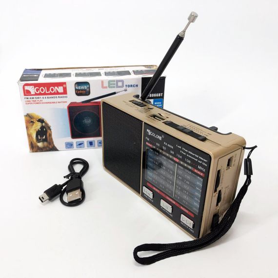 Фм радиоприемник от сети 220в GOLON, Классические радиоприемники на батарейках, Мини радио JI-59 | Зображення 1