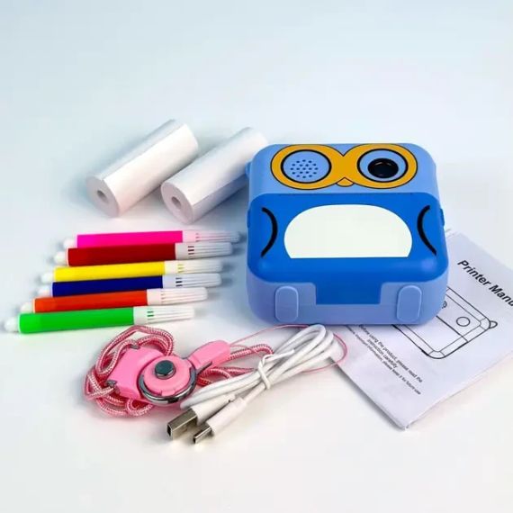 Дитяча фотокамера D2 з передньою камерою, функцією друку, підтримкою картки пам'яті та MP3 | Зображення 7