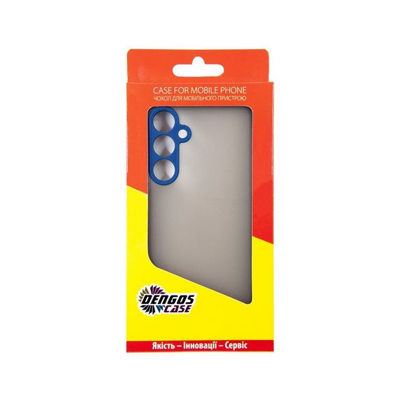Чохол до мобільного телефона Dengos Matte Samsung Galaxy A55 5G (Blue) (DG-TPU-MATT-143) | Зображення 4