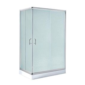 Душова кабіна Lidz Wawel SC120x80.SAT.LOW.FR, скло Frost 5 мм + Lidz Душовий піддон KAPIELKA ST120x80х14