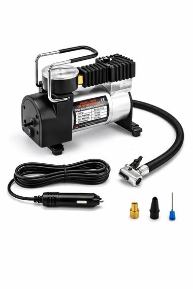 Автомобільний компресор 12V Air pump AND XL-823 для шин • Портативний насос від прикурювача для авто, позашляховика, мікроавтобуса | Зображення 3