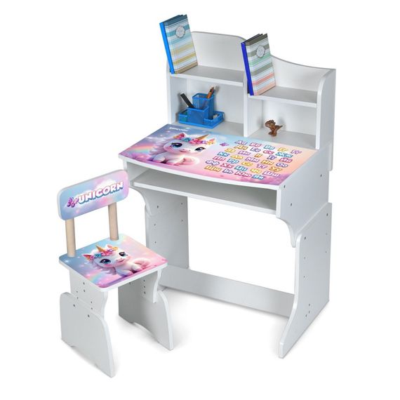 Дитяча парта M 904-12 висота 3 положення, зі стільчиком