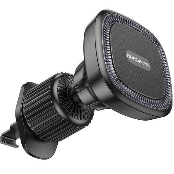 Автотримач Borofone BH96 NT Ice ring magnetic (air outlet) Black / Gray | Зображення 2