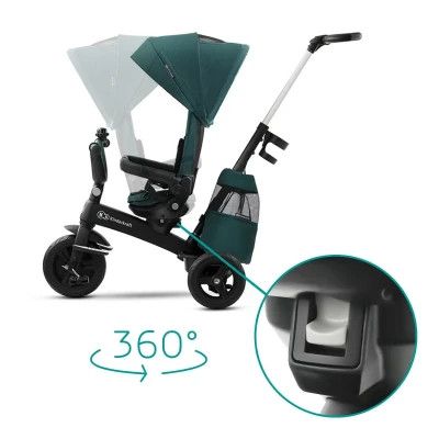 Детский велосипед Kinderkraft Easytwist Midnight Green (KKRETWIGRE0000) (5902533914500) | Зображення 9