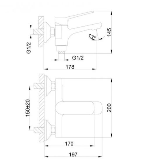 Смеситель для ванны Frap F3262 | Зображення 5