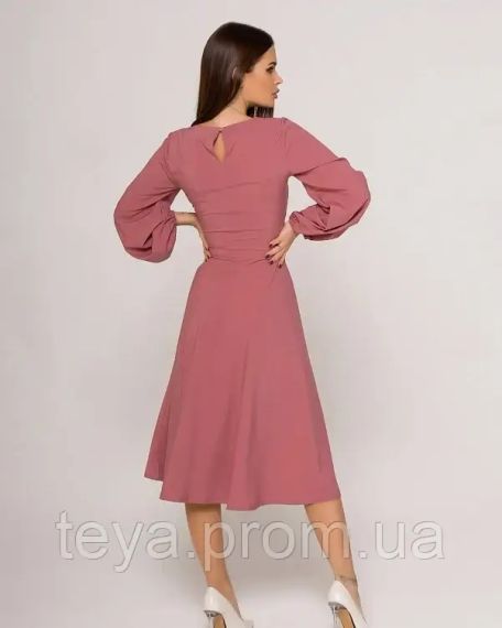 Плаття для жінок колір темно-рожевий розмір L FI_001203 | Зображення 2