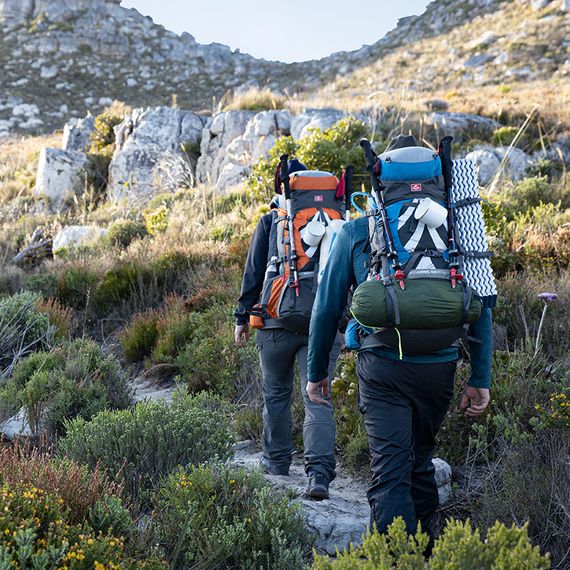 Рюкзак туристичний Naturehike NH70B070-B, 70 л + 5 л, блакитний | Зображення 7
