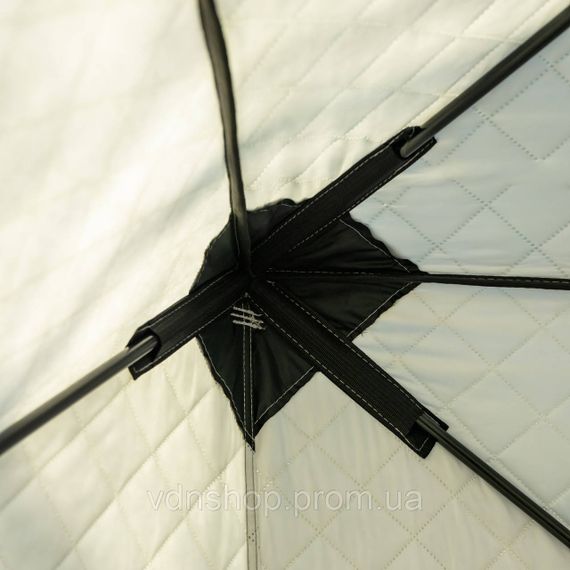 Намет зимовий утеплений "куб" 230*230*210 см для рибалки туризму кемпінгу та подорожей Хакі LU-BD21 | Зображення 3