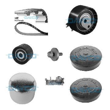 Ремень ГРМ компл. + помпа Fiat Doblo/Fiorino 1.4 i 05-, Dayco, KTBWP4662,