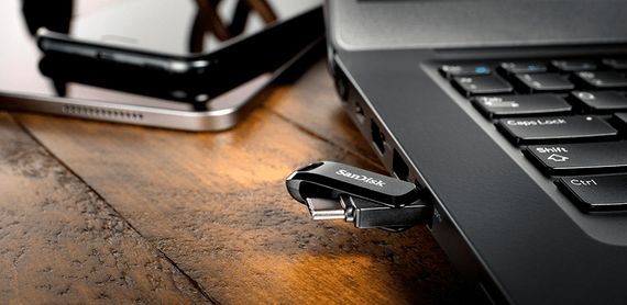 Накопитель SanDisk 32GB USB-Type C Ultra Dual Drive Go (SDDDC3-032G-G46) | Зображення 7