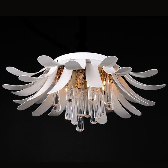 Люстра торт потолочная галогенная G4 20W WH (BR-01293S/10)