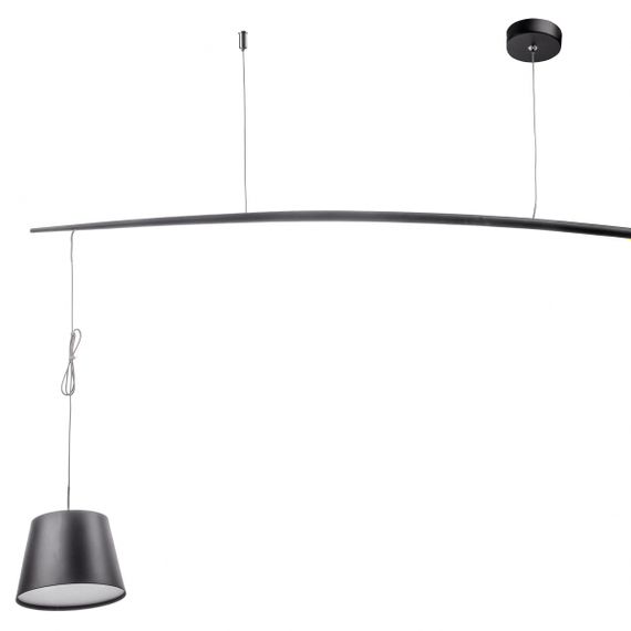 Люстра светодиодная подвесная 7W WW BK (BL-548S/1)