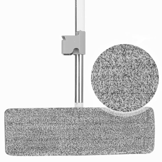 Запаска для швабри з мікрофібри 32*11 см / Змінна насадка на плоску швабру | Зображення 1
