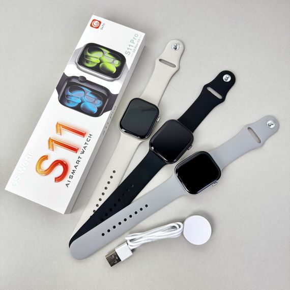 Розумний годинник Smart S11 Pro 46mm Series 11 Beige | Зображення 2